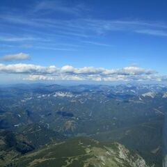 Flugwegposition um 14:29:20: Aufgenommen in der Nähe von Gemeinde Turnau, Österreich in 2503 Meter
